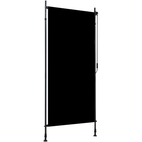 Vidaxl – Store roulant d'extérieur 100 x 270 cm – Tissu 100 % polyester avec revêtement PA – Hauteur réglable 2-3 m – Résistance UV et chaleur