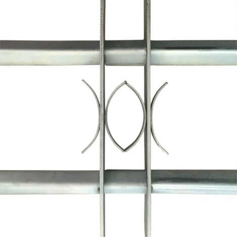 Grilles réglables de sécurité de fenêtres 2 pcs 1000-1500 mm