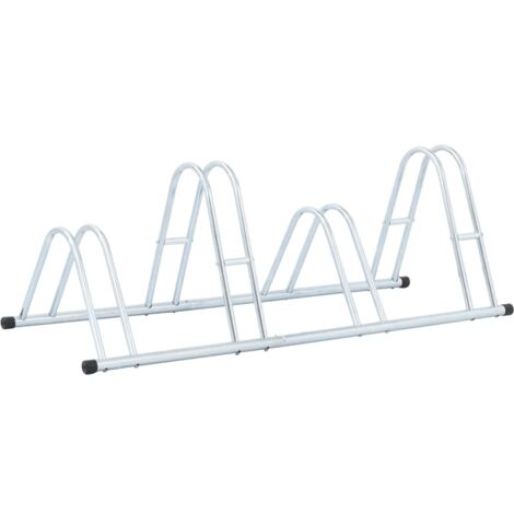 Vidaxl – Support à vélos pour 4 vélos – Acier galvanisé – Résistant à la corrosion – Pour garages et entrepôts – Charge maximale 200kg