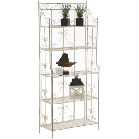 Etagère en Fer forgé Ciara Crème antique