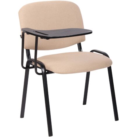 Chaise ken en tissu avec crème à table basse pliante