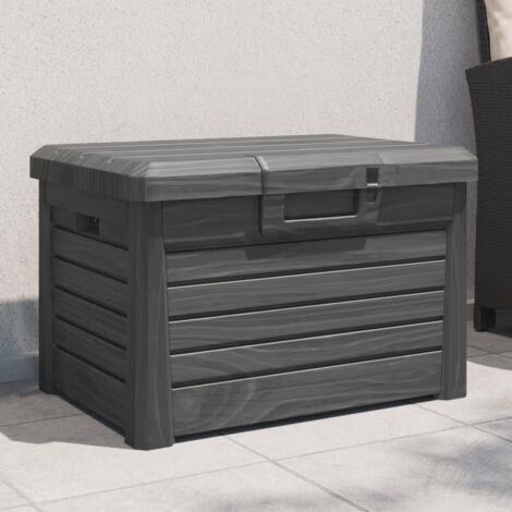 vidaXL Outdoor Cushion Box Anthracite 73x50,5x46,5 cm Polypropylene (1/5)