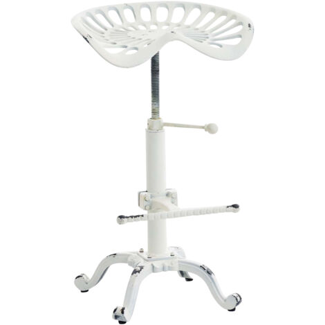 Élégant Retro Girevole Kaming Retro Design avec des reproches de pied de différentes couleurs colore : Blanc antique (1/5)
