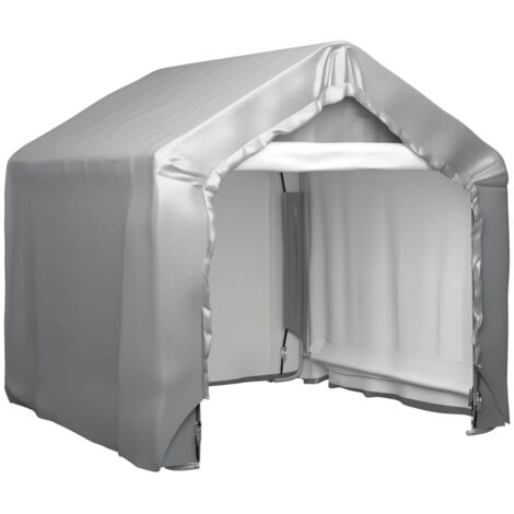 vidaXL Storage Tent Grey 180x180 cm Galvanised Steel (1/5)