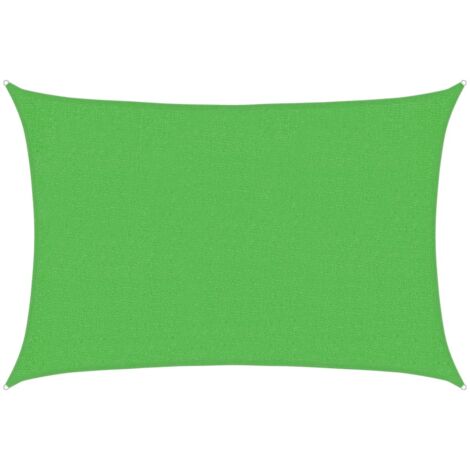 vidaXL Voile d'ombrage 160 g/m² Vert clair 2x3 m PEHD (1/5)