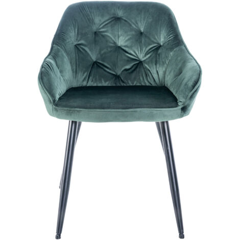 Chaise De Salle à Manger Cassis En Velours - Style Moderne, Dimensions 56x58x81 Cm, Neuf