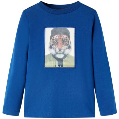 T-Shirt Manches Longues Enfant 100% Coton – Col Rond Imprimé Winner – Couleurs Vives Et Confort Tout Doux