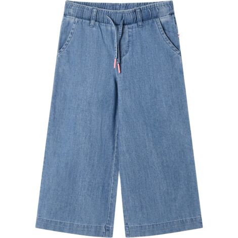 Pantalon Pour Enfants VidaXL - Taille élastique Avec Cordon - 65% Viscose, 30% Polyamide, 5% élasthanne - Tailles 92 à 140 (1,5 à 10 Ans)