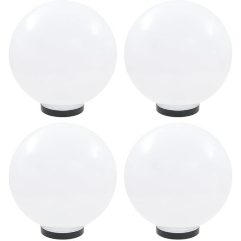 Lampes à LED sous forme de boule 4 pcs Sphérique 30 cm PMMA  vidaXL