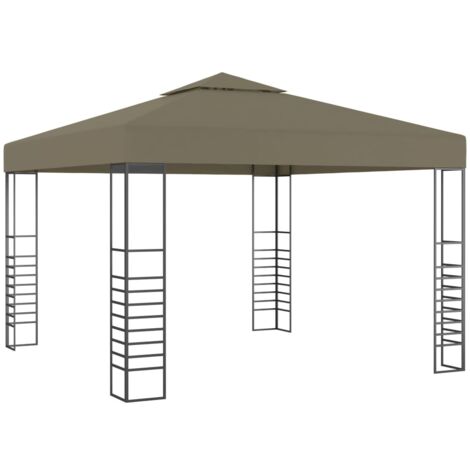 vidaXL Garden Marquee 3x3 m Taupe 180 g/m² (1/5)