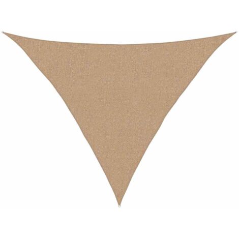 vidaXL Voile d'ombrage 160 g/m² Taupe 2,5x2,5x3,5 m PEHD