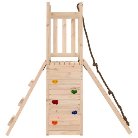 vidaXL Aire de jeux d'extérieur bois de pin massif