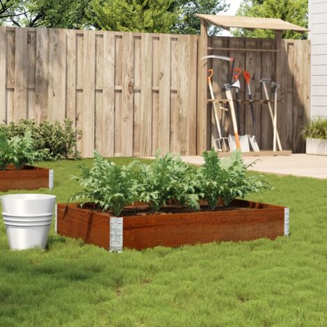 vidaXL Garden Planter Brown 120x80 cm Solid Wood Pine (1/5)