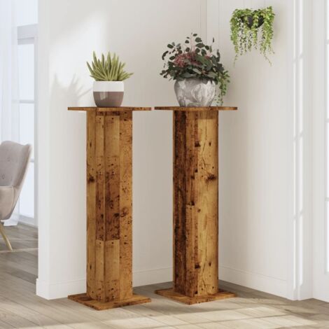 Supports Pour Plantes Intérieur 2 Pièces En Bois D'ingénierie VidaXL - Neufs En Emballage D'origine
