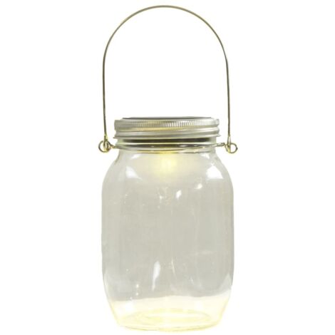 vidaXL Solar Glass Light for Outdoor 12 pcs Warm White (1/5)