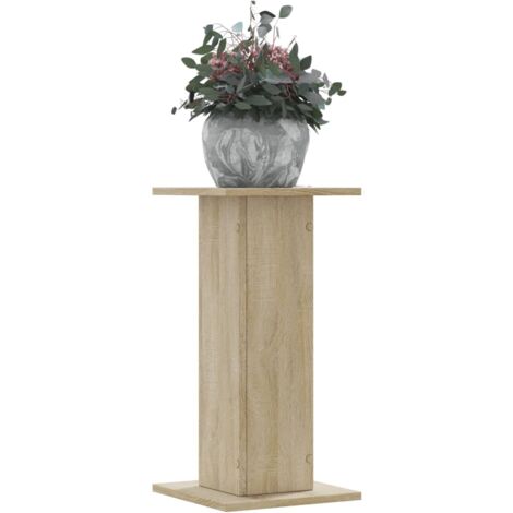 vidaXL Plant Stands 2 pcs Sonoma Oak 30x30x60 cm Engineered Wood