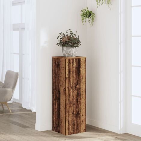 Vidaxl – Support pour plantes en bois d'ingénierie 33x33x100 cm – Capacité de charge 50 kg – Design minimaliste pour usage intérieur