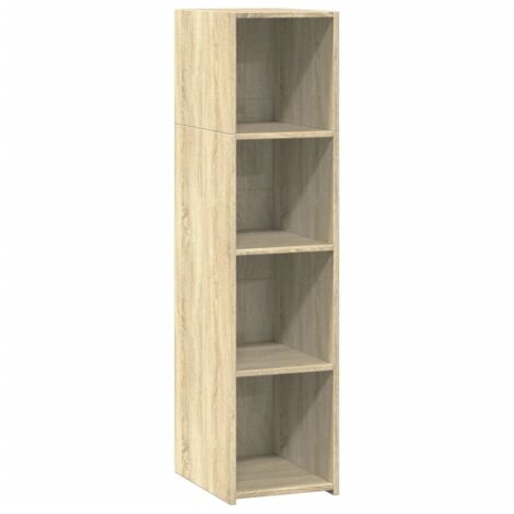vidaXL Highboard Sonoma Oak 30x41x124 cm Engineered Wood (1/5)