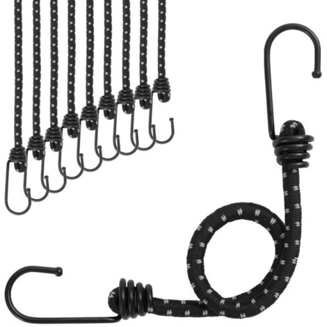 Corde,Cordages élastiques Avec Bandes Réfléchissantes Et Crochets 10