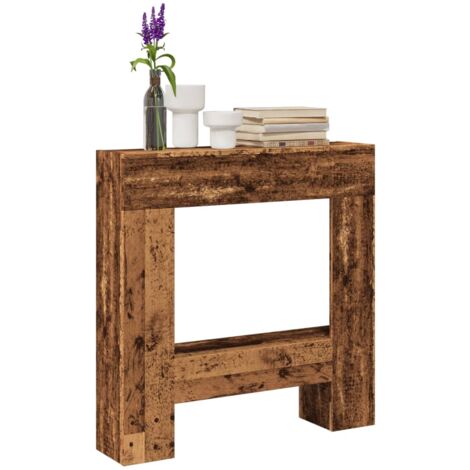 vidaXL Fireplace Surround Old Wood 81x18x82 cm Engineered Wood