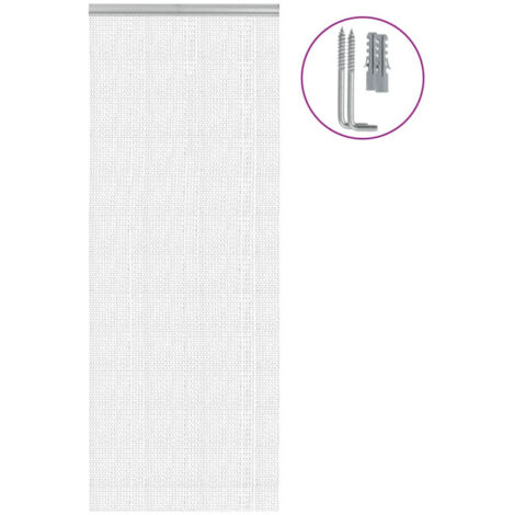 Moustiquaire de porte à chaîne 80x201 cm aluminium