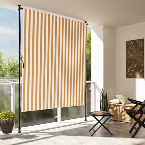 Vidaxl – Store banne extérieur rétractable 200x270 cm – Tissu résistant aux UV – Cadre en acier durable – Hauteur réglable 225-275 cm (1/5)