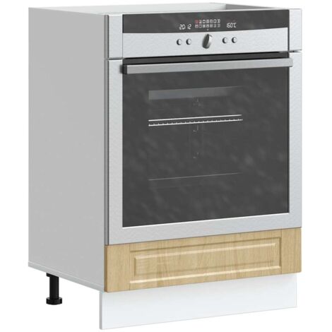 vidaXL Armoire à four Porto chêne sonoma bois d'ingénierie