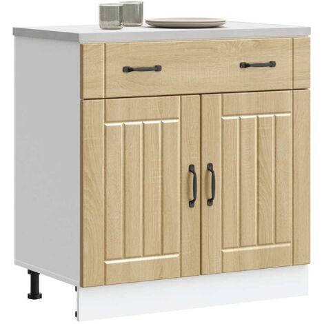 vidaXL Armoire de cuisine Lucca chêne sonoma bois ingénierie