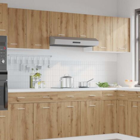 vidaXL Hanging Cabinet "Lyon" Artisan Oak 40x31x60 cm Engineered Wood