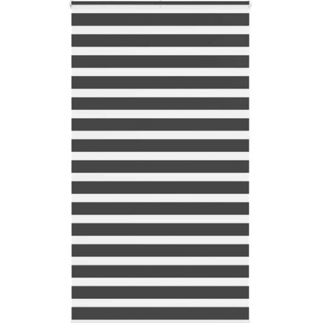 vidaXL Store zèbre noir 125x230 cm largeur du tissu 120,9 cm polyester