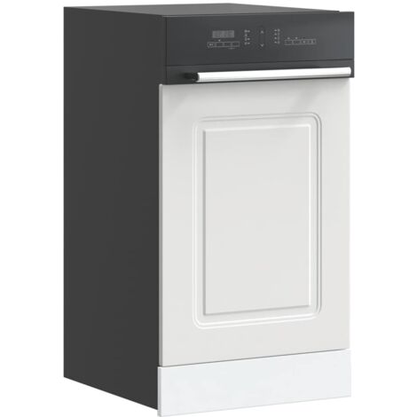 vidaXL Dishwasher Panel "Kalmar" White 45x1,5x57 cm Engineered Wood