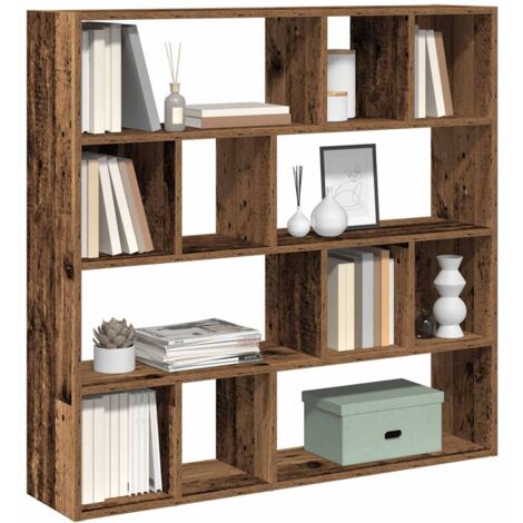 Bibliothèque/Séparateur de pièce vieux bois 105x24x102 cm vidaXL