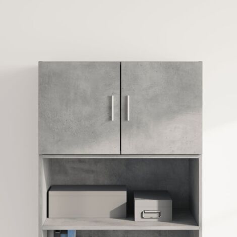 vidaXL Wall Cabinet Concrete Grey 70x42,5x40 cm Engineered Wood