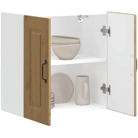 vidaXL Armoire murale cuisine Kalmar chêne artisanal bois d'ingénierie (1/5)