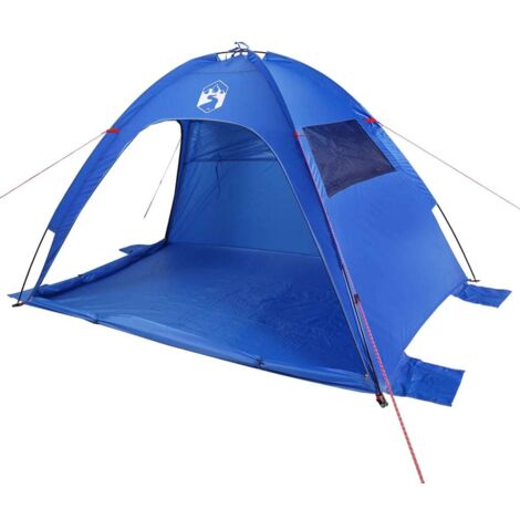 vidaXL Beach Tent Azure Blue Waterproof (1/5)