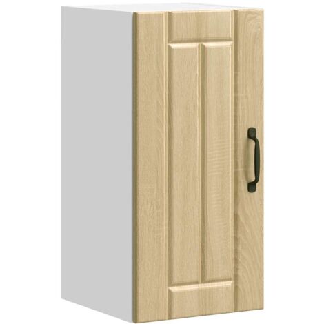 vidaXL Armoire murale de cuisine Lucca chêne sonoma bois ingénierie (1/5)