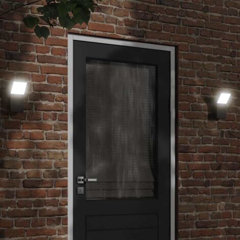 vidaXL Applique murale LED d'extérieur aluminium moulé sous pression (1/5)