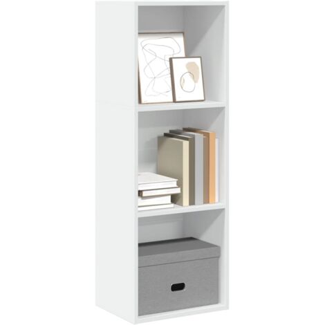 Bibliothèque blanc 40x30x114 cm bois d'ingénierie vidaXL