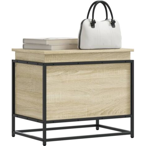 vidaXL Storage Box with Lid Sonoma Oak 60x40x51,5 cm Engineered Wood