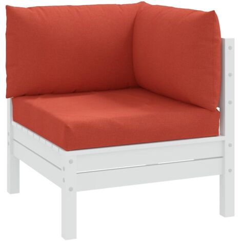 vidaXL Pallet Cushions 3 pcs Melange Red Fabric