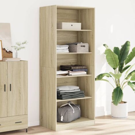 vidaXL Garde-robe chêne sonoma 80x50x200 cm bois d'ingénierie (1/5)