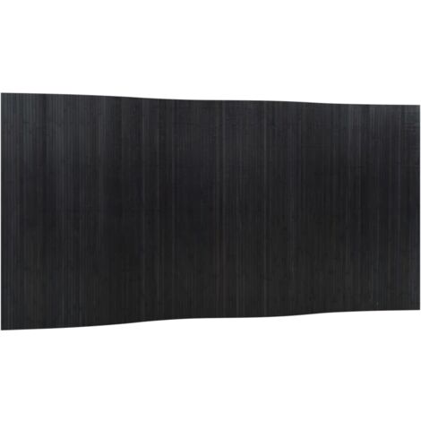 vidaXL Cloison de séparation noir 165x400 cm bambou