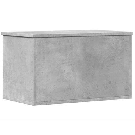 vidaXL Storage Box Concrete Grey 60x35x35 cm Engineered Wood