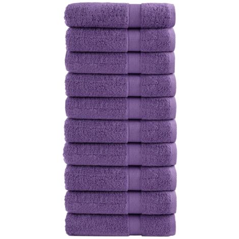 vidaXL Serviettes de bain de qualité supérieure SOLUND 10 pcs 600g/m²
