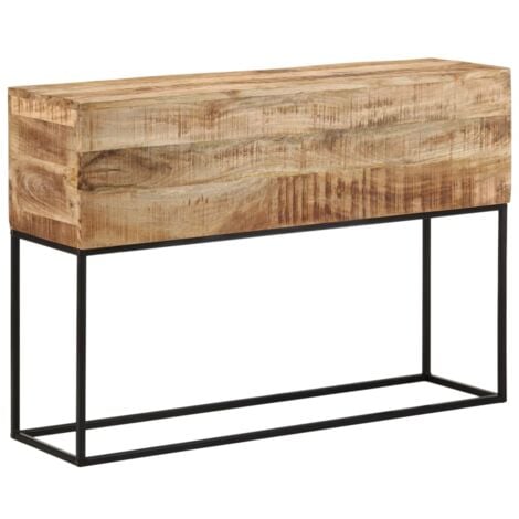Table Console 110x30x75 Cm Bois De Manguier Massif - YOSOO