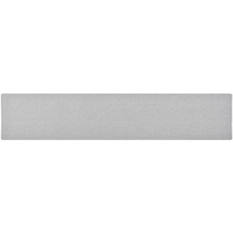 Tapis de couloir Gris clair 80x400 cm vidaXL466603
