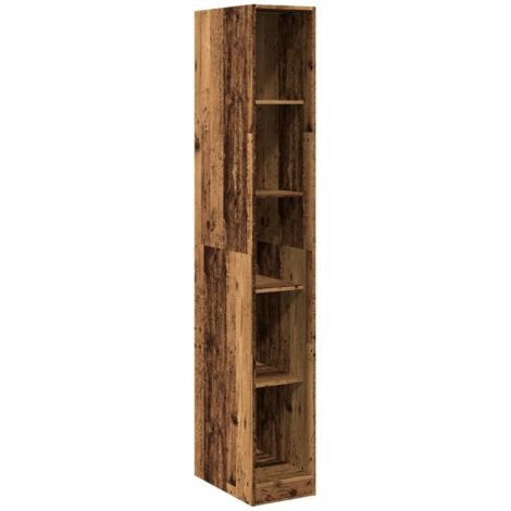 vidaXL Garde-robe vieux bois 30x50x200 cm bois d'ingénierie