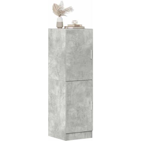 vidaXL Kitchen Cabinet Concrete Grey 38x41,5x131,5 cm Engineered Wood (1/5)