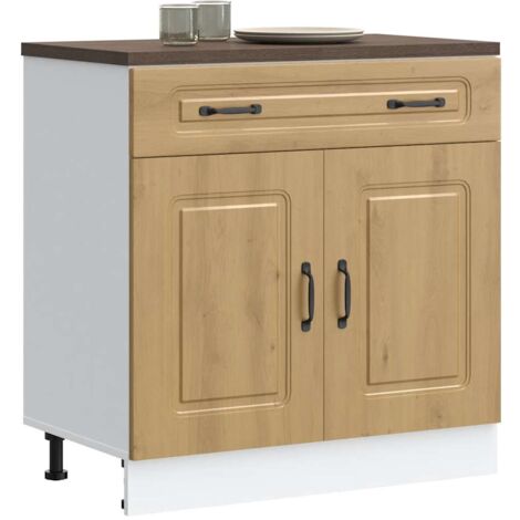 vidaXL Kitchen Base Cabinet "Kalmar" Artisan Oak Engineered Wood