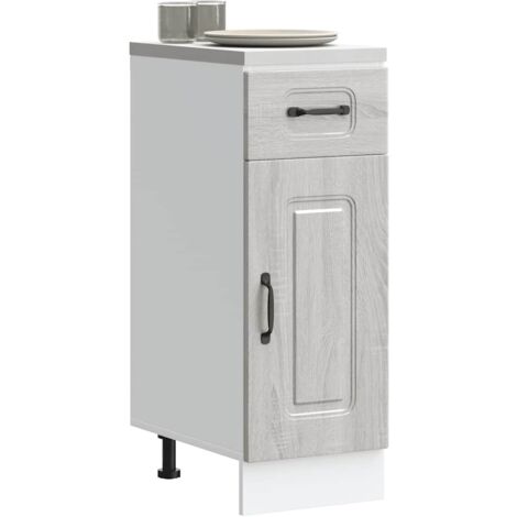 Armoire de cuisine Kalmar sonoma gris bois d'ingénierie vidaXL